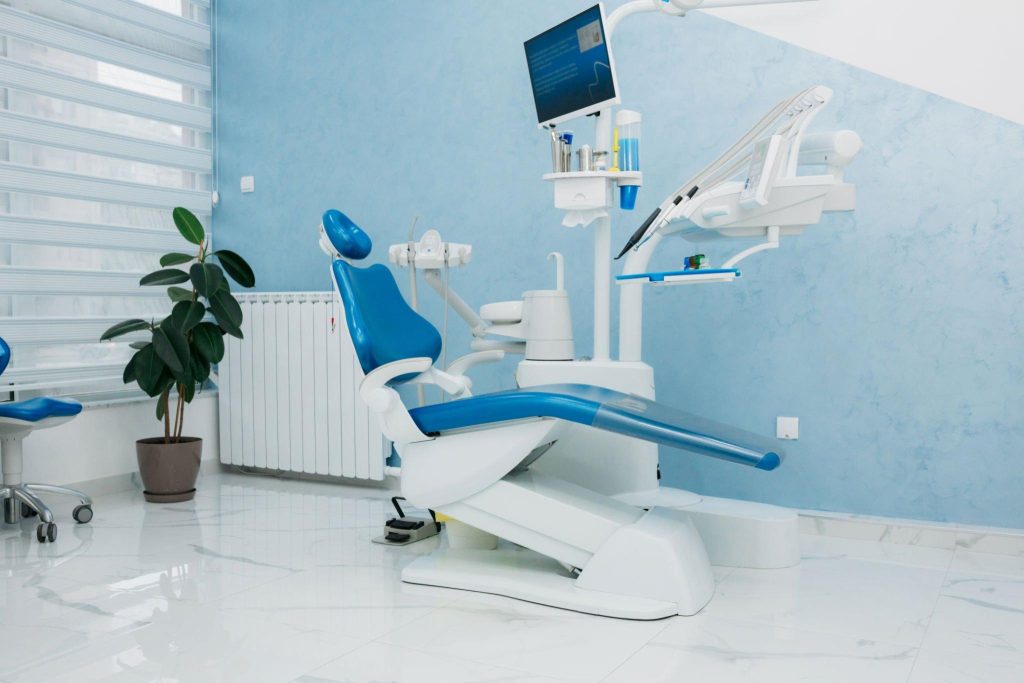 Dental office equipped with advanced technology